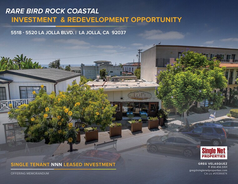Primary Photo Of 5518 La Jolla Blvd, La Jolla General Retail For Sale