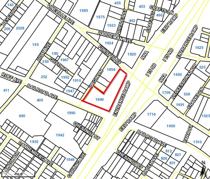 More Photos Of 1840 Forsyth St, Macon-Bibb Storefront Retail Office For Sale