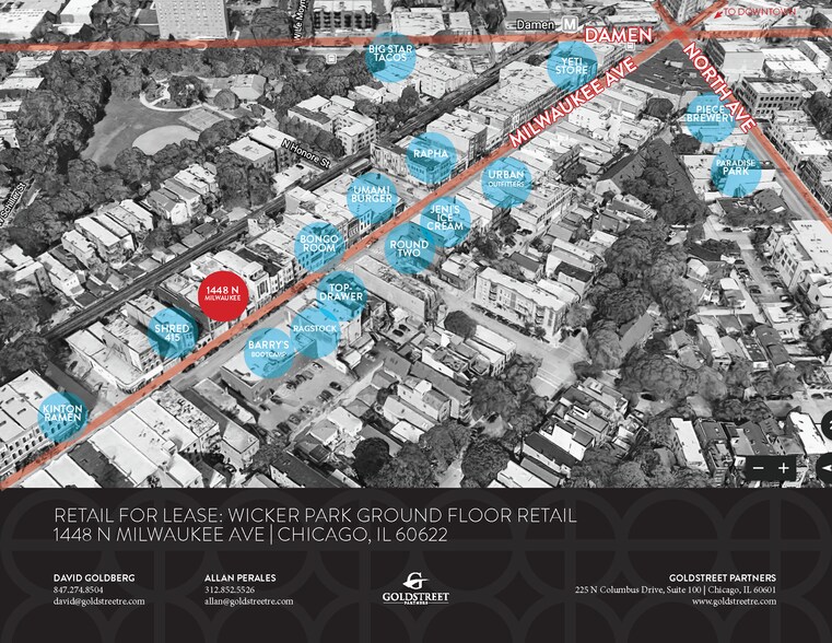 More Photos Of 1448-1450 N Milwaukee Ave, Chicago Storefront Retail Office For Lease