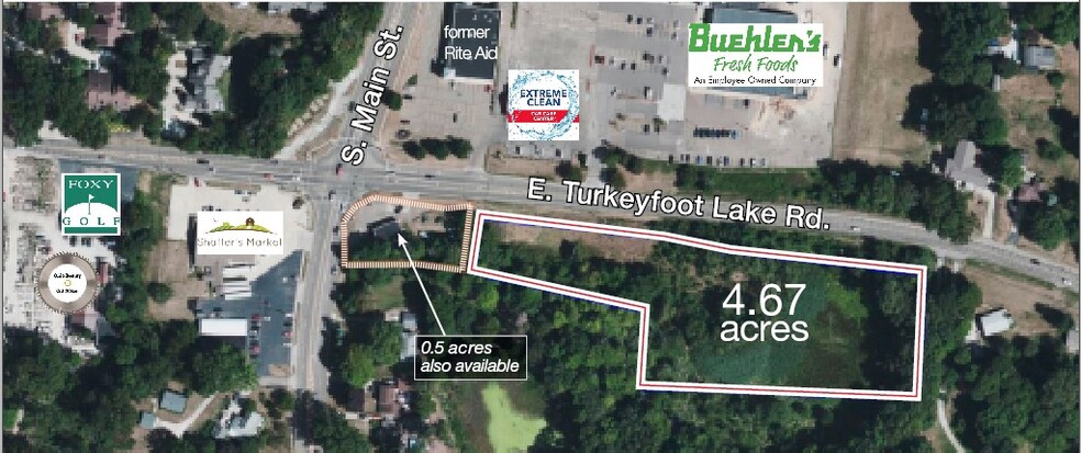 Primary Photo Of 100 Turkeyfoot Lake Rd, Akron Land For Sale