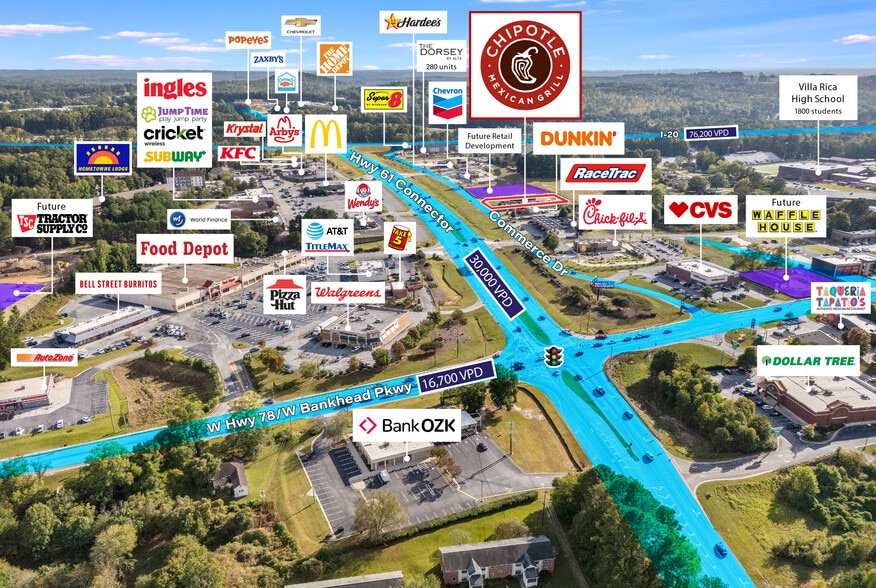 More Photos Of 147 Commerce Dr, Villa Rica Fast Food For Sale