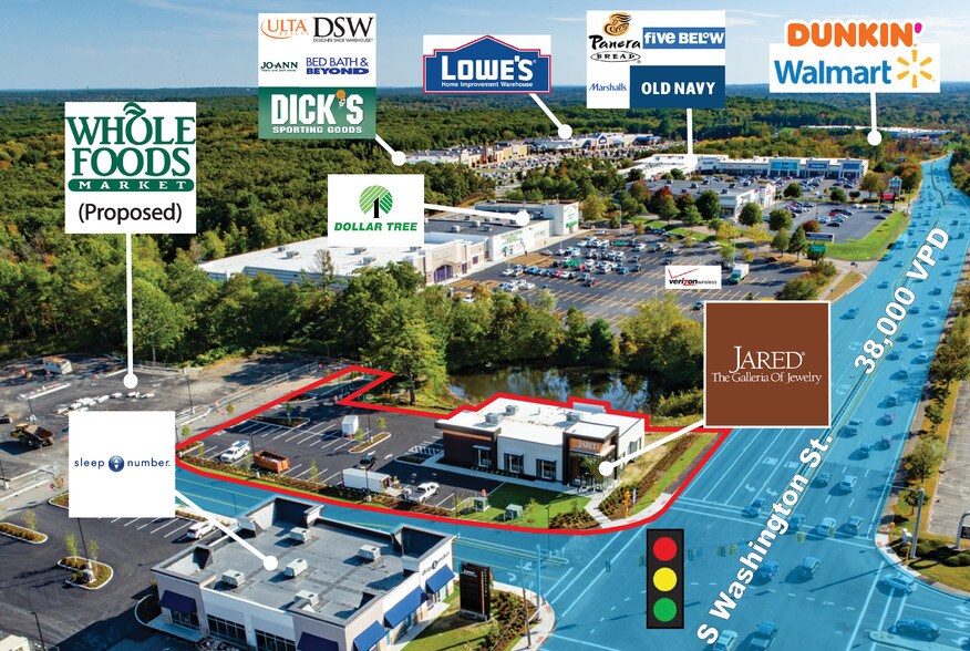 More Photos Of 1174 S Washington St, North Attleboro Freestanding For Lease