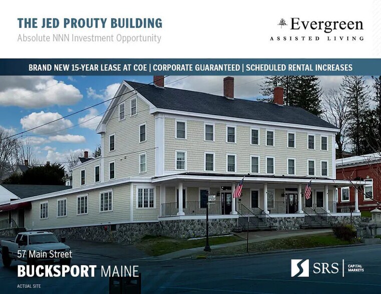 Primary Photo Of 57 Main St, Bucksport Assisted Living For Sale