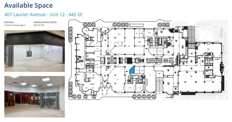 More Photos Of 407 Laurier Ave W, Ottawa General Retail For Lease