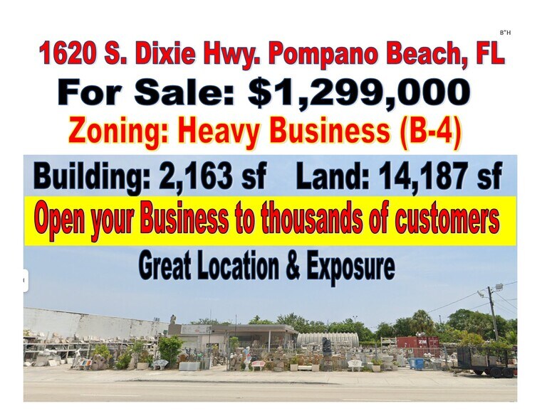 Primary Photo Of 1620 S Dixie Hwy, Pompano Beach Freestanding For Sale