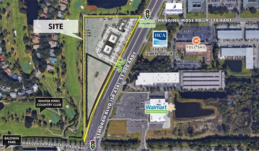 More Photos Of Semoran Blvd @ Hanging Moss Rd, Winter Park Land For Sale