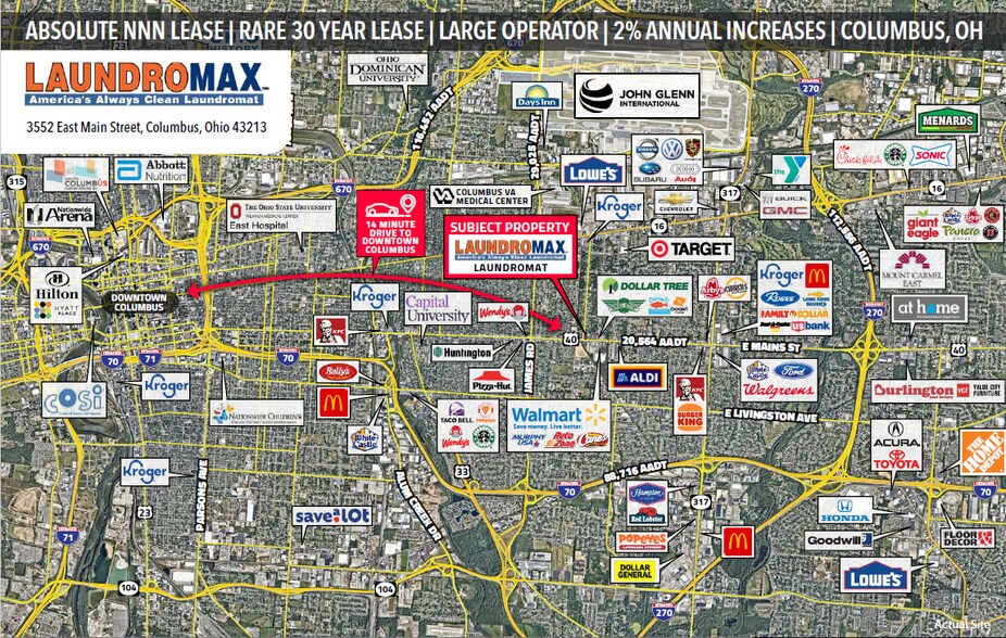 Primary Photo Of 3552 E Main St, Whitehall Freestanding For Sale