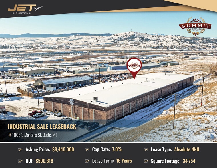 Primary Photo Of 1005 S Montana St, Butte Warehouse For Sale
