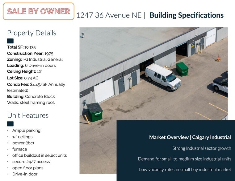 More Photos Of 1247 36th Ave NE, Calgary Warehouse For Sale