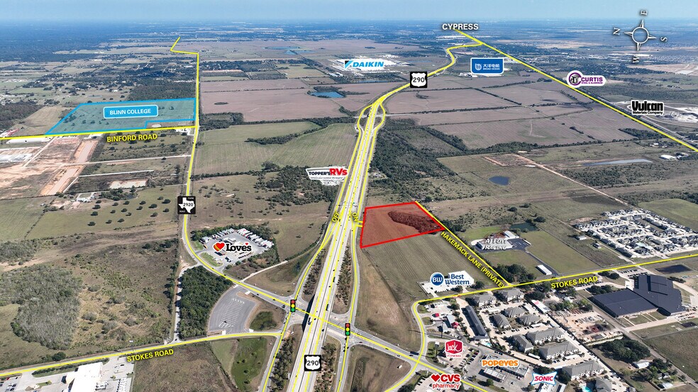 More Photos Of US 290 @ Stokes Road, Waller Land For Sale