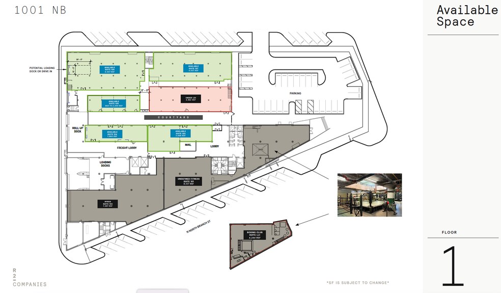 More Photos Of 1001 N North Branch St, Chicago Flex For Lease