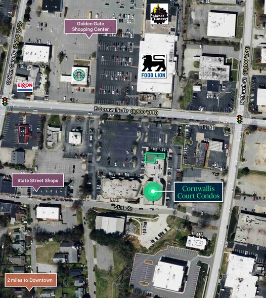 More Photos Of 502-504 E Cornwallis Dr, Greensboro Freestanding For Sale