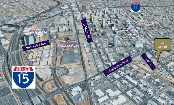 Primary Photo Of 1200 S Las Vegas Blvd, Las Vegas Land For Sale