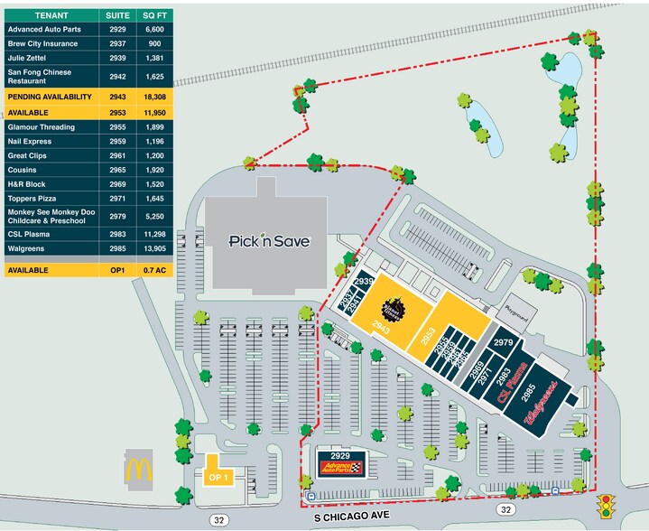 Primary Photo Of 2815-2929 S Chicago Ave, South Milwaukee Unknown For Lease