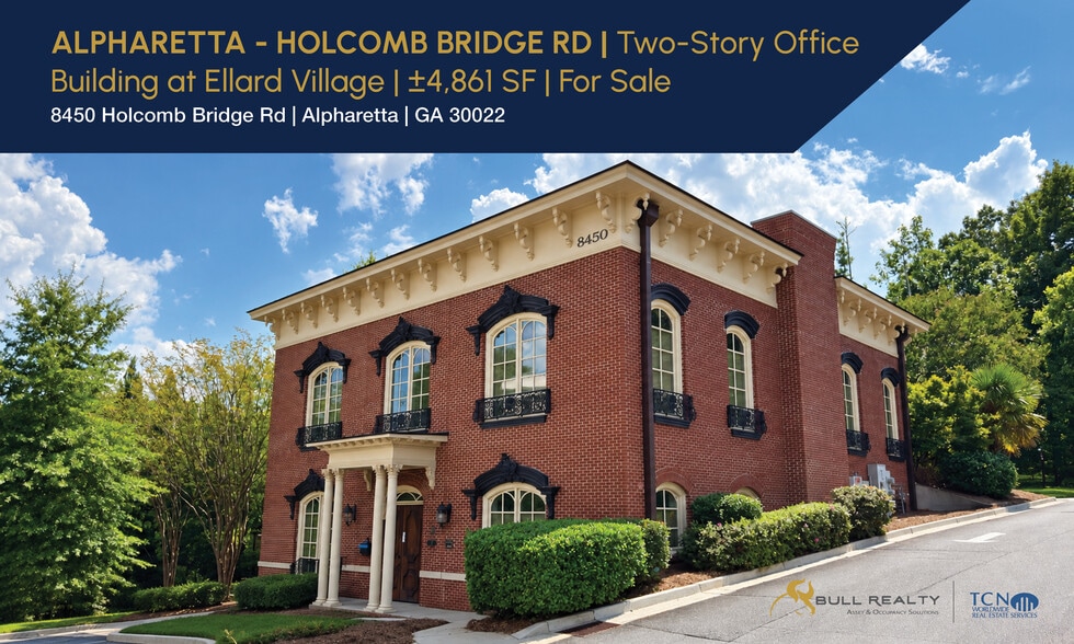 Primary Photo Of 8450 Holcomb Bridge Rd, Alpharetta Office For Sale