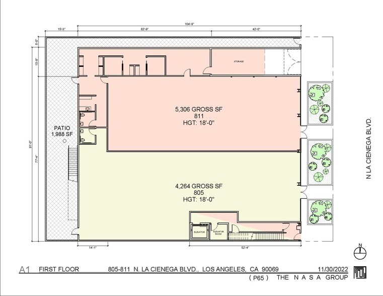 More Photos Of 805-811 N La Cienega Blvd, Los Angeles Storefront For Lease