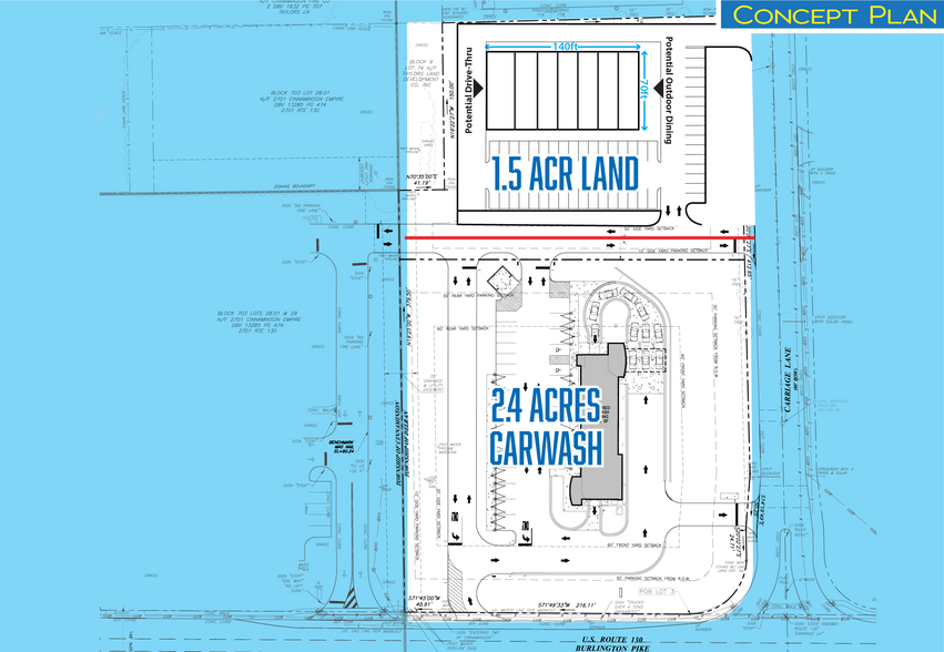 More Photos Of 2901 Route 130, Delran Land For Lease