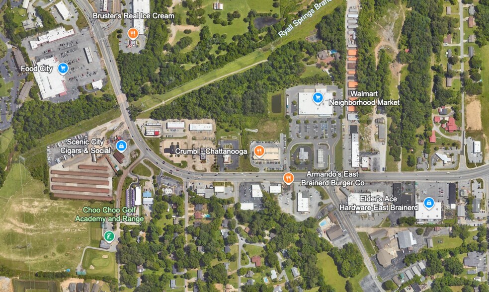 More Photos Of 8007-8021 E Brainerd Rd, Chattanooga Storefront For Lease