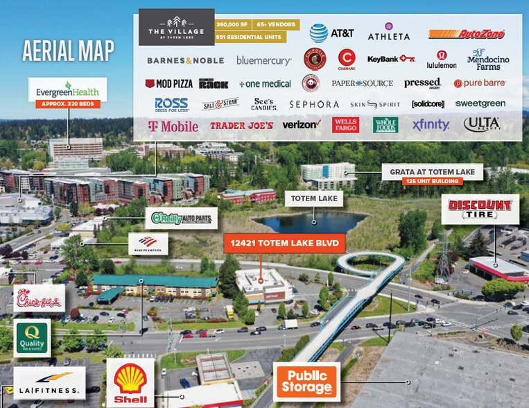 More Photos Of 12421-12431 Totem Lake Blvd, Kirkland Drugstore For Lease