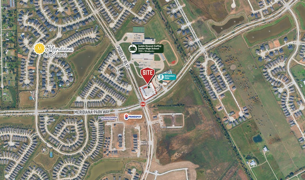 More Photos Of NEC of Meridian Pky @ Pursley Blvd, Manvel General Retail For Lease