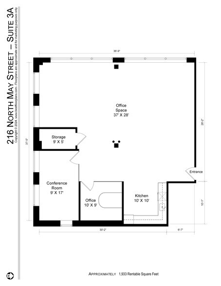 More Photos Of 216 N May St, Chicago Loft Creative Space For Lease