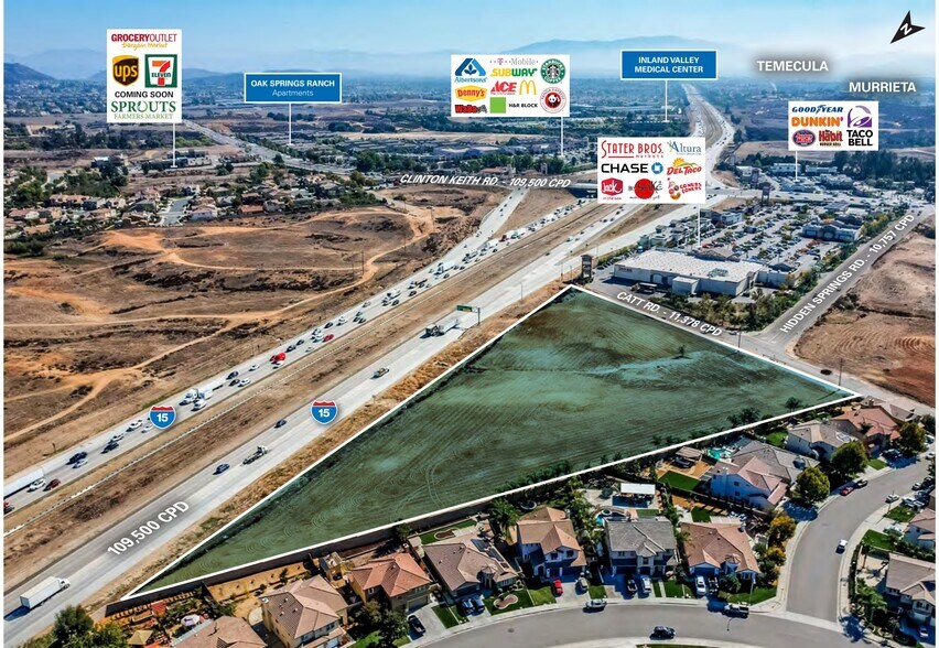 More Photos Of NEC Catt Rd & Hidden Springs Rd, Wildomar Land For Sale
