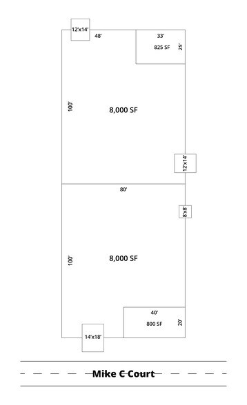 More Photos Of 18321-18333 Mike C Ct, Fraser Manufacturing For Lease