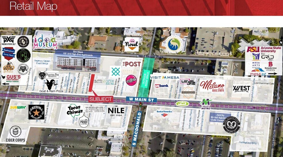 More Photos Of 128 W Main St, Mesa Storefront Retail Office For Lease