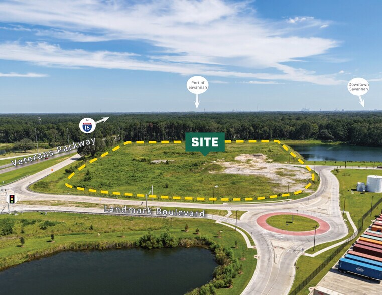 More Photos Of Veterans Parkway @ Feldspar Drive, Savannah Land For Lease
