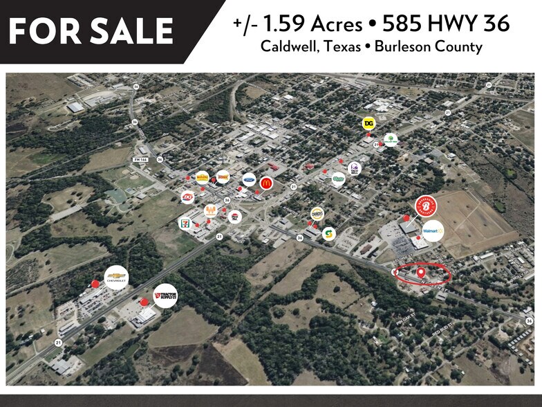 More Photos Of 585 TX-36, Caldwell Land For Sale