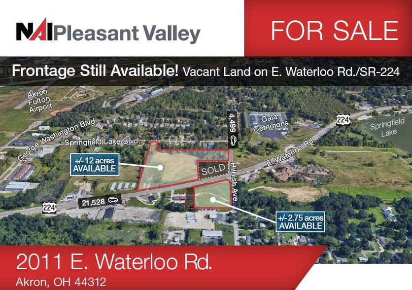 Primary Photo Of 2011 E Waterloo Rd, Akron Land For Sale