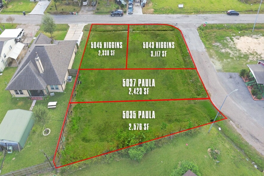 More Photos Of 5043 5045 Higgins and 5035 5037 Paula Street st, Houston Land For Sale