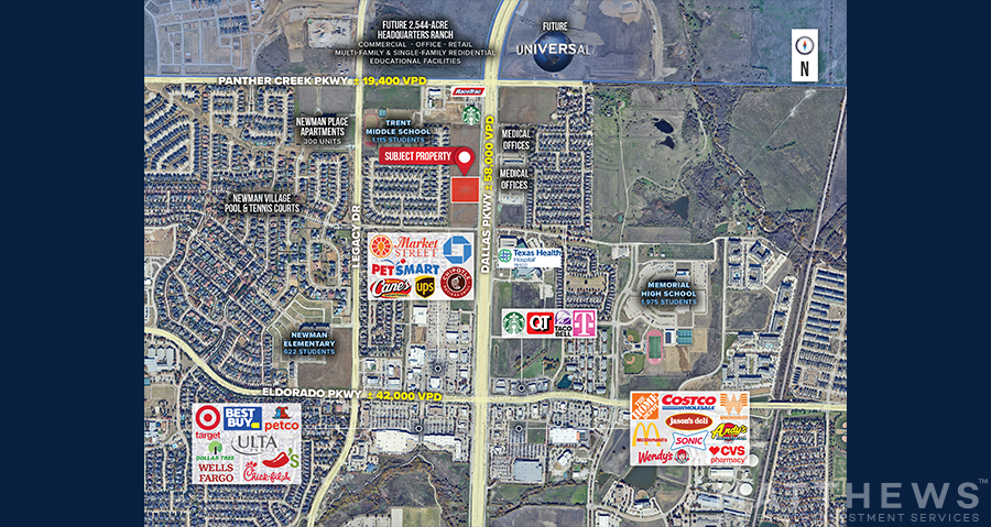 Primary Photo Of SWQ Dallas Pkwy & Inks Frisco TX 75007 ln, Frisco Land For Sale