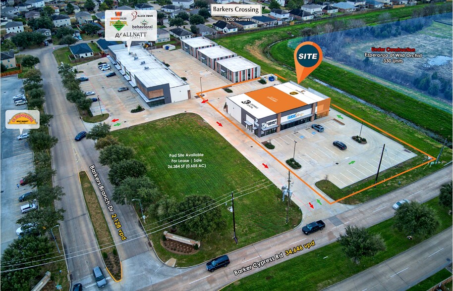 More Photos Of Barker Cypress Rd & Barkers Branch Dr, Houston Unknown For Lease