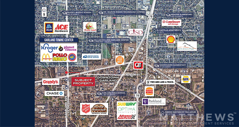 More Photos Of 401 N Garland Ave, Garland General Retail For Sale