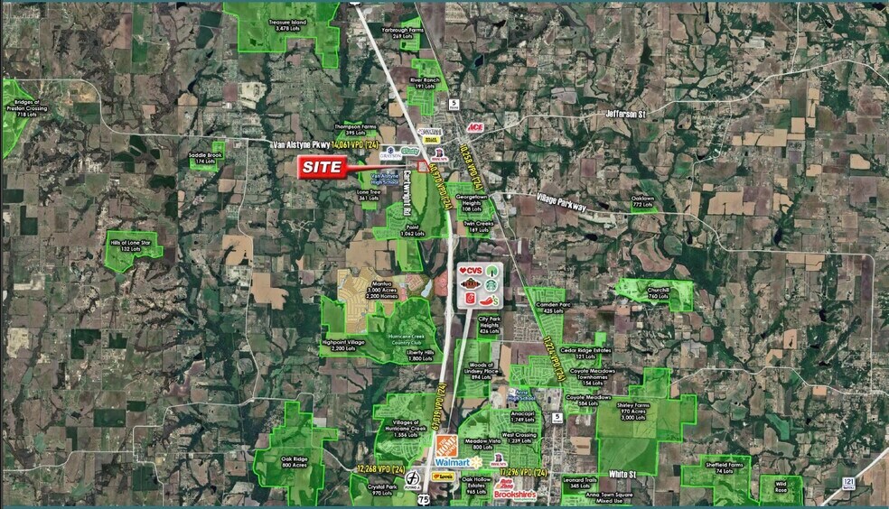 More Photos Of I-75, Van Alstyne Land For Sale