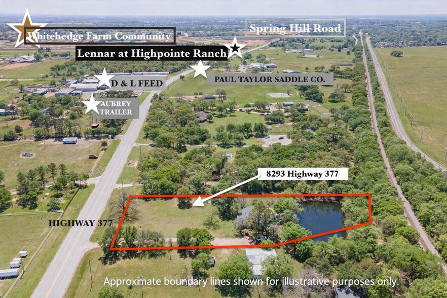 More Photos Of 8293 Highway 377, Pilot Point Land For Sale