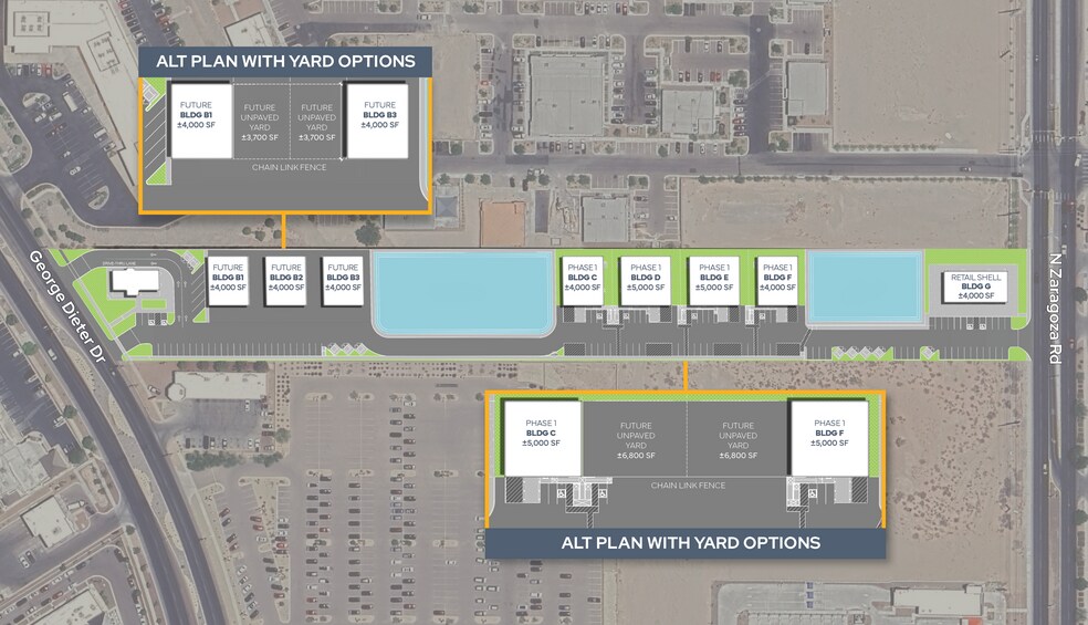 More Photos Of George Dieter Dr and N Zaragoza Rd, El Paso Showroom For Lease