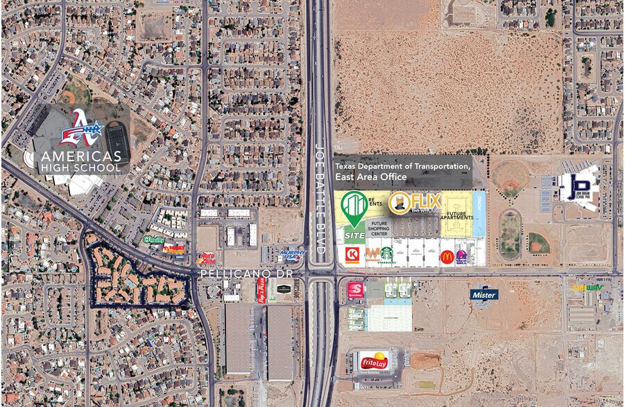 More Photos Of 1412 Joe Battle blvd, El Paso Land For Lease