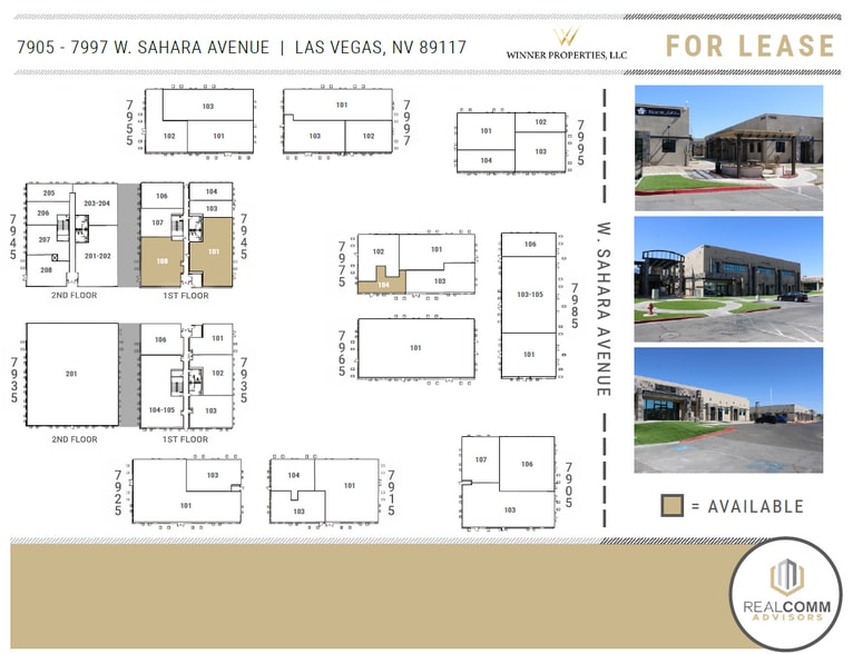 More Photos Of 7905-7995 W Sahara Ave, Las Vegas Unknown For Lease