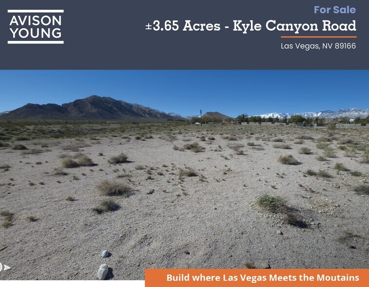 More Photos Of Kyle Canyon Rd, Las Vegas Land For Sale