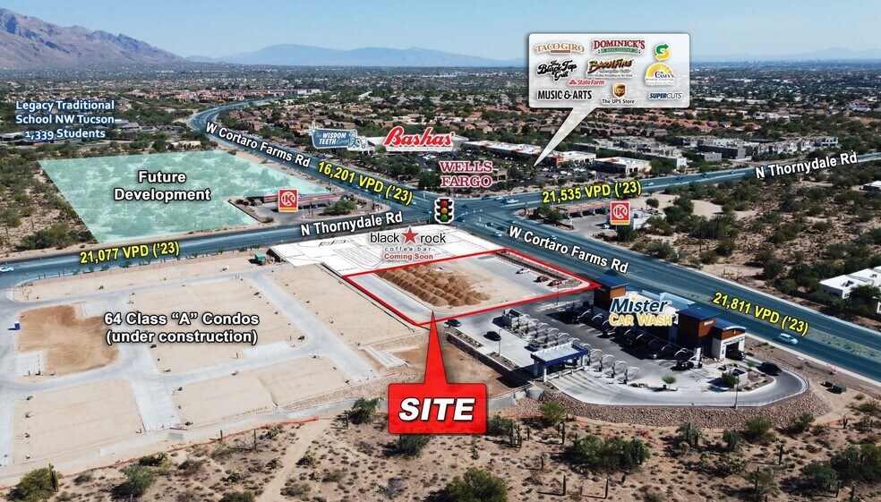 Primary Photo Of NWC Cortaro Farms Rd and Thornydale Rd, Tucson Land For Lease
