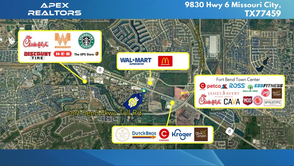 More Photos Of 9830 Hwy 6 Hwy, Missouri City General Retail For Sale