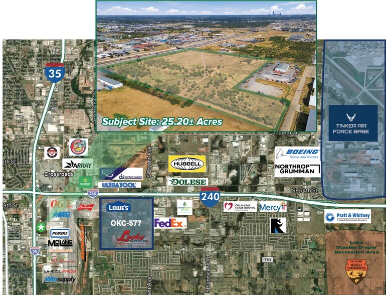 More Photos Of 8412 S I 35 Service Rd, Oklahoma City Land For Sale
