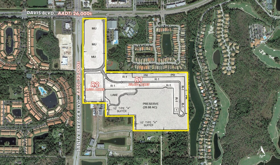 More Photos Of 4886 Santa Barbara Blvd., Naples Land For Sale
