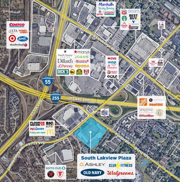 More Photos Of 4464-4498 Lemay Ferry Rd, Saint Louis Storefront For Lease