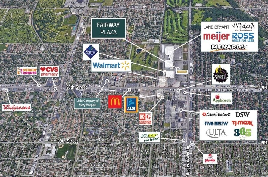 More Photos Of 2500 W 95th St, Evergreen Park Department Store For Lease