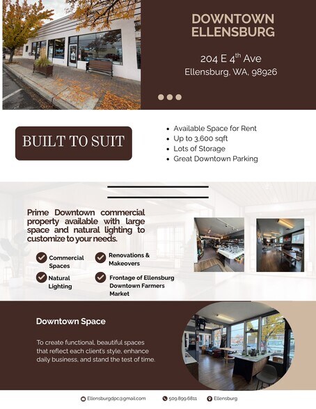 Primary Photo Of 200-206 E 4th Ave, Ellensburg General Retail For Lease