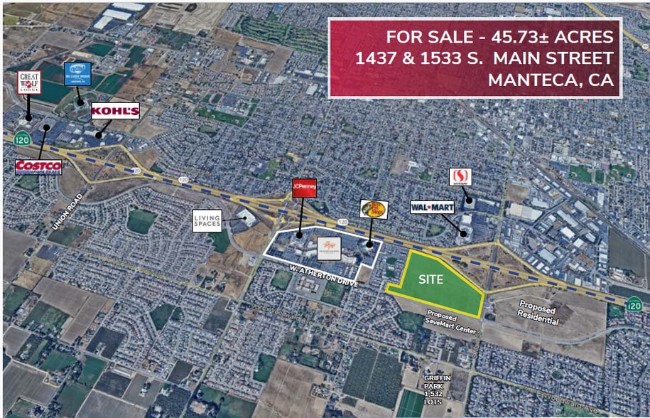 Primary Photo Of 1437 S Main St, Manteca Land For Sale