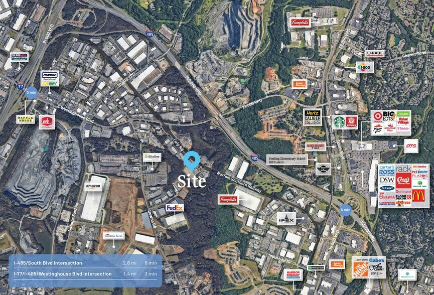 More Photos Of 1226 Culp Road, Pineville Land For Lease